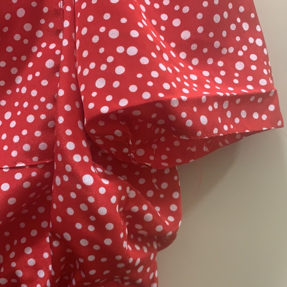 Vintage Polka Dot Dress Size 16 - Picture 8 of 13